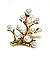 Spilla Mikimoto Donna Perle in Oro Perla PB 357